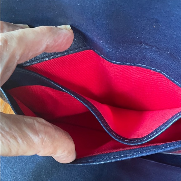 Dooney & Bourke Blue Leather Wallet - Picture 8 of 9